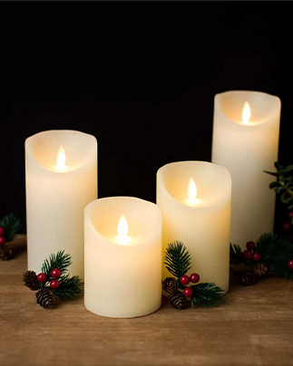 Flammeløse søjlelys